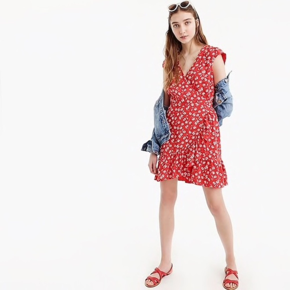 J. Crew Mercantile Red Dress Size 2 NWT